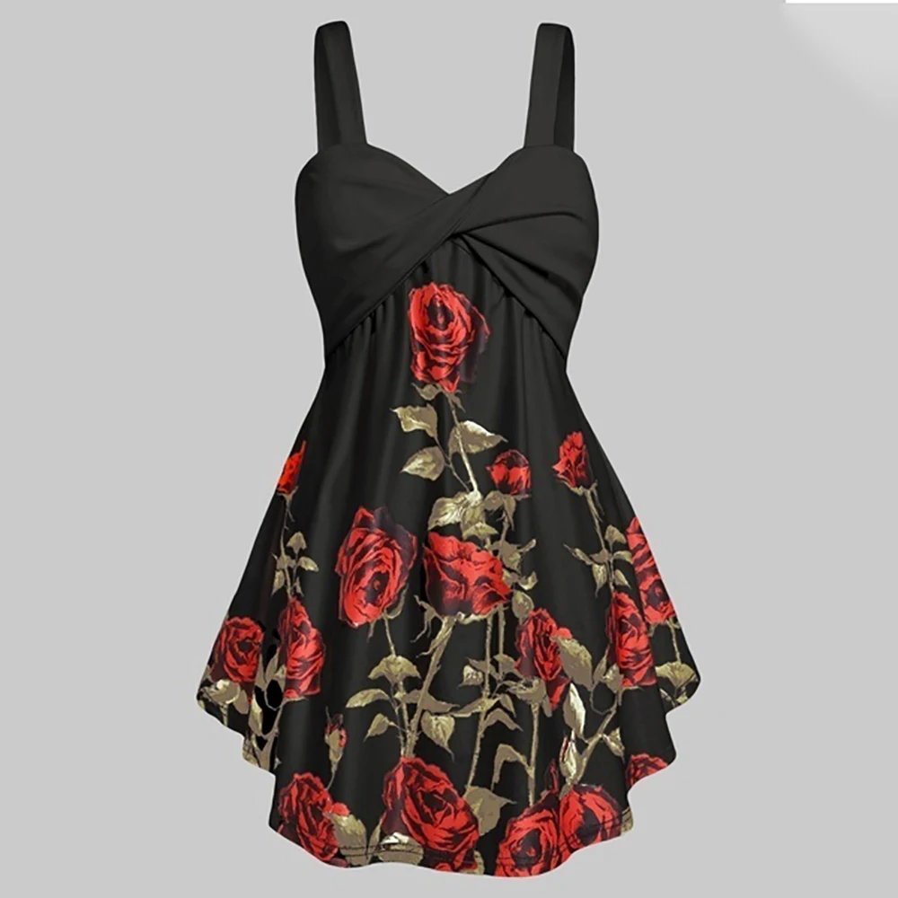 

LOOZYKIT Rose Flower Embroidery V neck Dresses 2019 Summer Mesh Overlay Floral White Dresses Women Vintage Style Party Dress