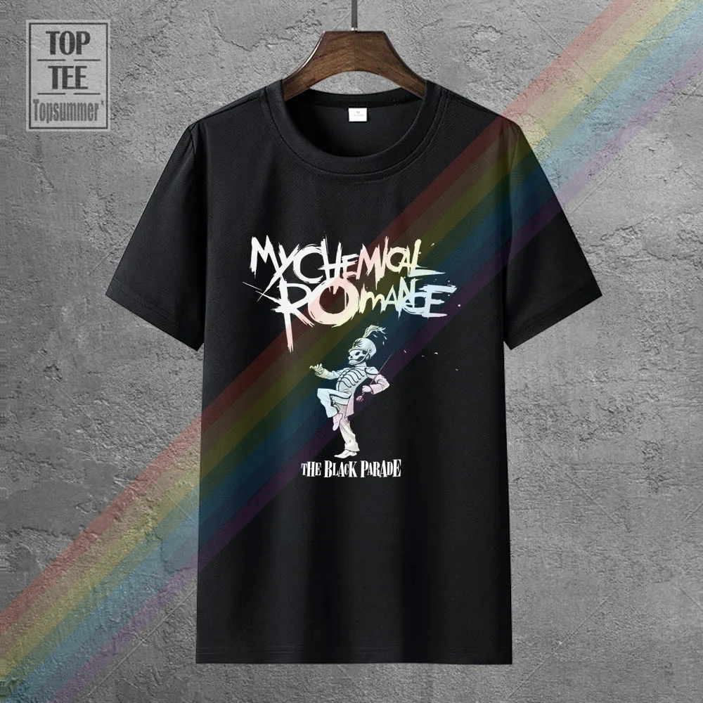 

Men T Shirt Brand New New My Chemical Romance The Black Parade Marching Band Leader Black Rock T-Shirt Women