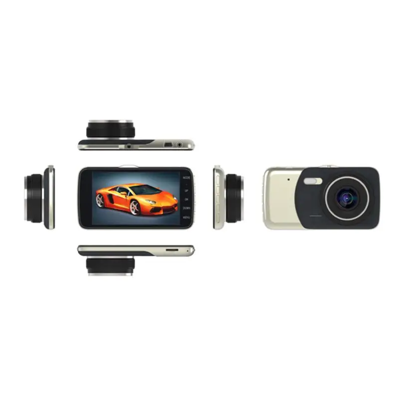  Neue GPS Dual Objektiv Kamera HD Auto Fahren Recorder Dash Cam Video G-Sensor Nachtsicht DVR