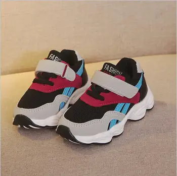

New Fashion Kids Antislip Soft Sneakers Girls Boys Toddler Casual Shoes Cute Running Shoes Spring Children Sport Sneakers