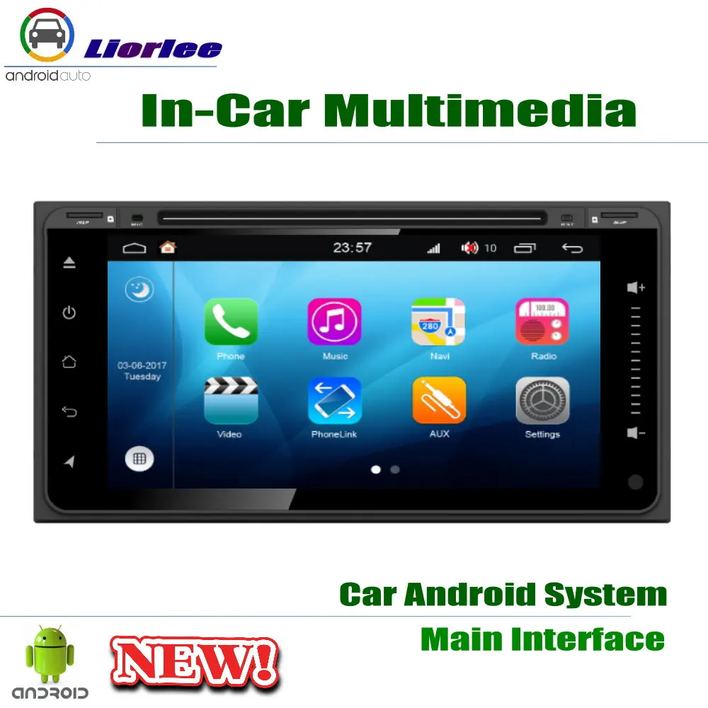 Автомобильный Android плеер 7 дюймовый IPS ЖК экран для Toyota Ips um/пикник/спортивный