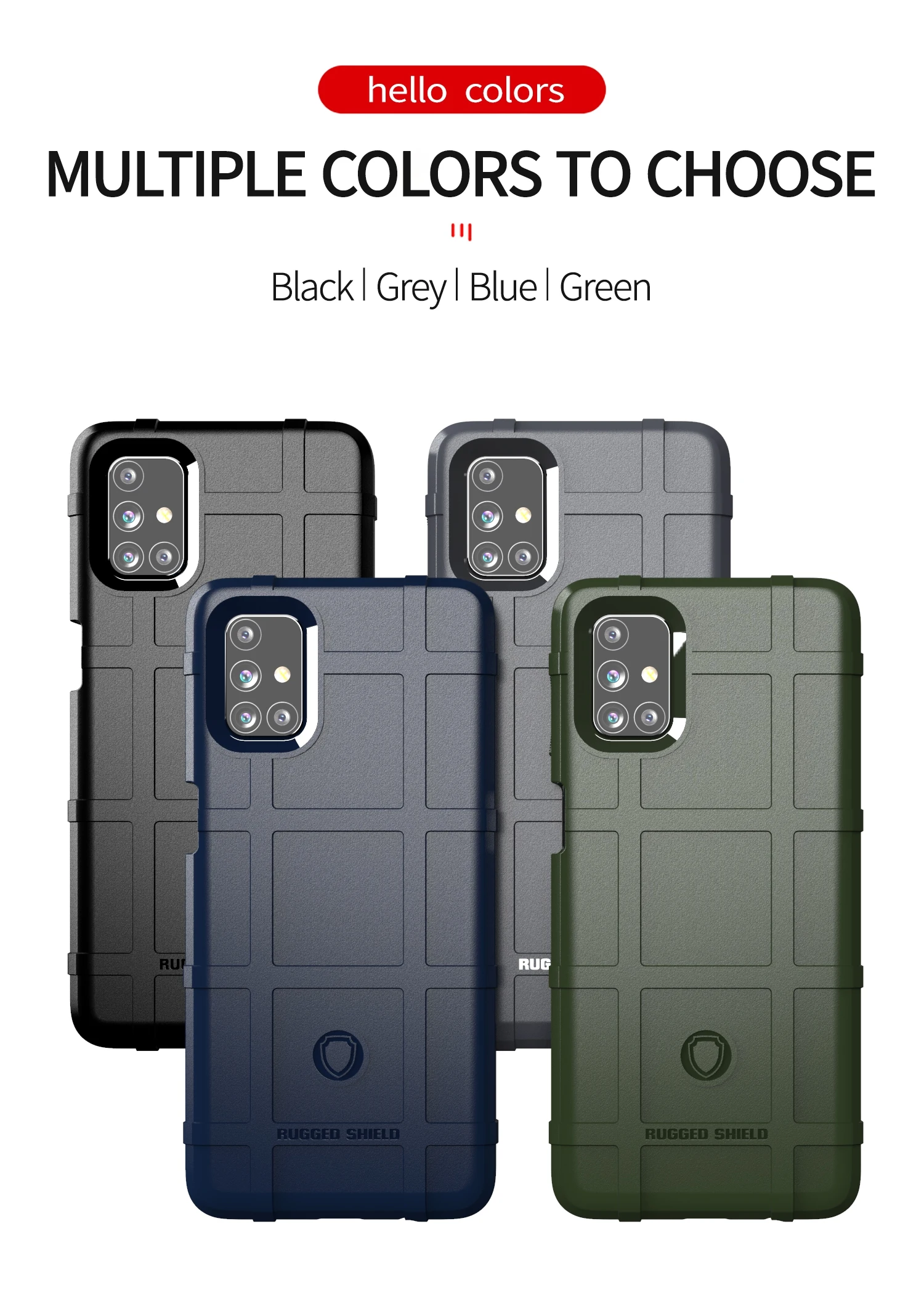 New Product Protector For Samsung Galaxy M31S 6.5inch Silicone Heavy Duty Protection Full cover Case For Galaxy M31S Shell