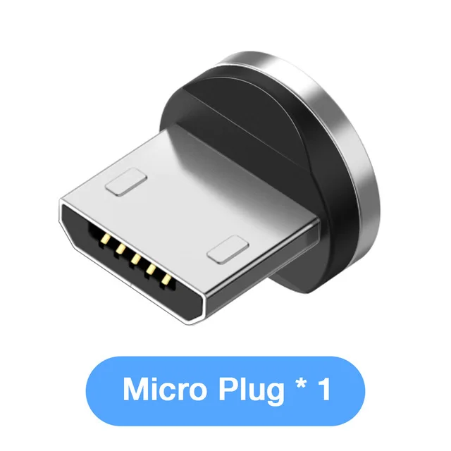 Магнитный Micro USB QC 3,0 быстрое зарядное устройство провод для samsung S7 J7 Prime huawei Y5 Honor Meizu M5 V8 OPPO Android мобильный телефон - Тип штекера: Only Micro usb Plug