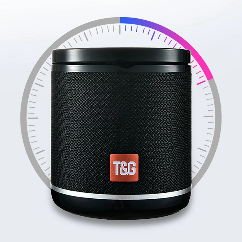 Полный портативный Bluetooth динамик держатель телефона беспроводной TWS FM TF карта сабвуфер открытый небольшой динамик