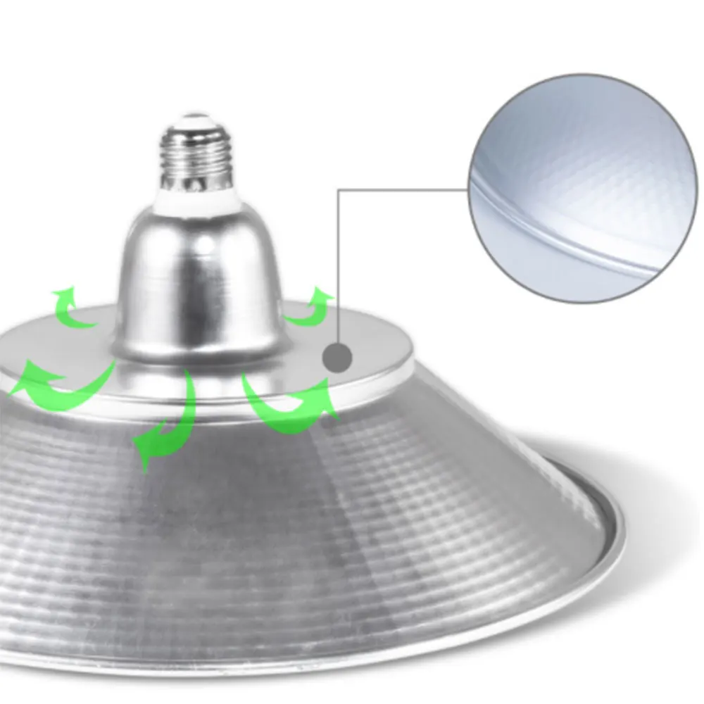 E27 светильник с высоким заливом, светильник для гаража, светодиодный светильник для работы, прожектор, светильники 20 Вт, 30 Вт, 50 Вт, 70 Вт, 100 Вт, промышленный светильник для мастерской, склада, ing