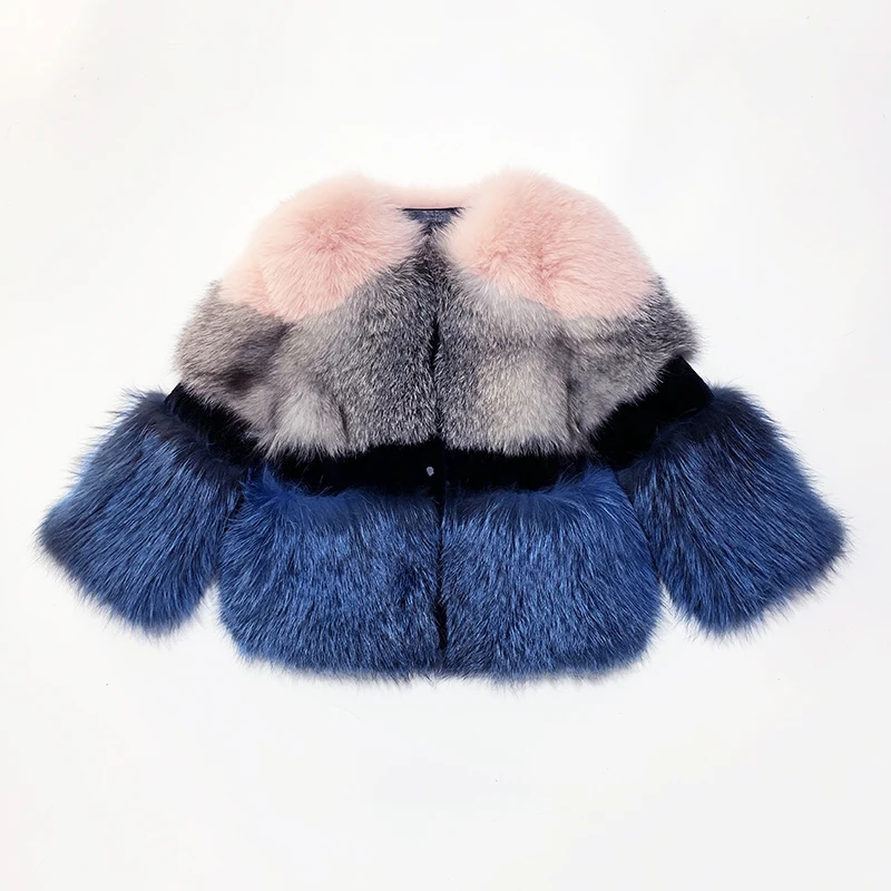 Rf2018C шуба из серебристой лисы для женщин, зимнее плотное теплое пальто, роскошная куртка из натурального меха