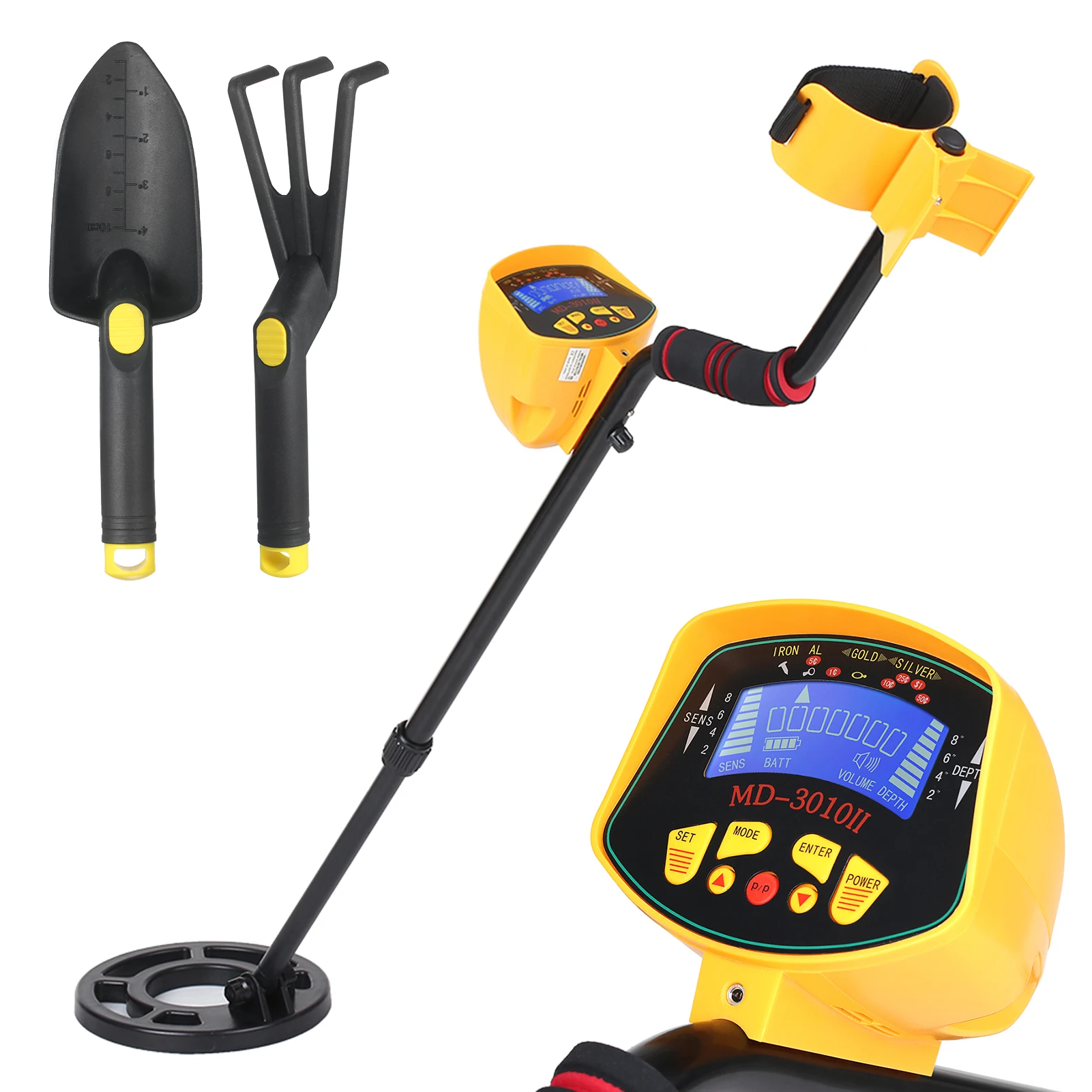 Detector de Metales subterráneo MD3010II, buscador tesoros, herramienta de búsqueda de tesoros|Detectores de metal industriales| - AliExpress