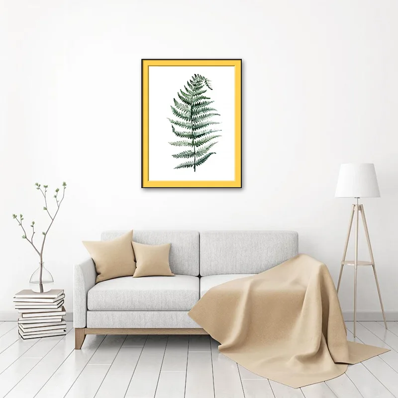 

Frameless Canvas Hanging Painting Computer Airbrush Painting INS Wind Torrid Zone Green Vegetation I-Room Wall Decoration Painti