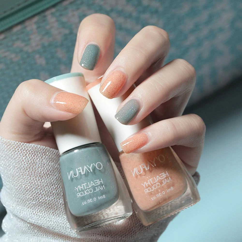 8ml manicura Color de esmalte para hornear libre de larga duración rápido secar esmalte de uñas Gel para la belleza|Esmalte uñas| - AliExpress