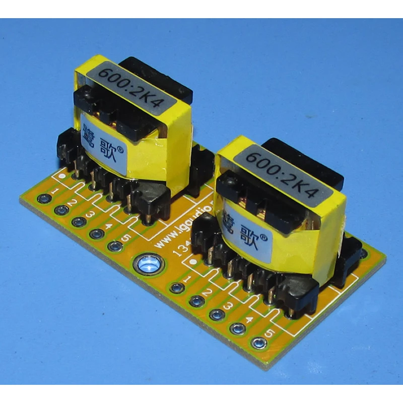 600 2K4 Permalloy audio isolation transformer, unbalanced and balanced