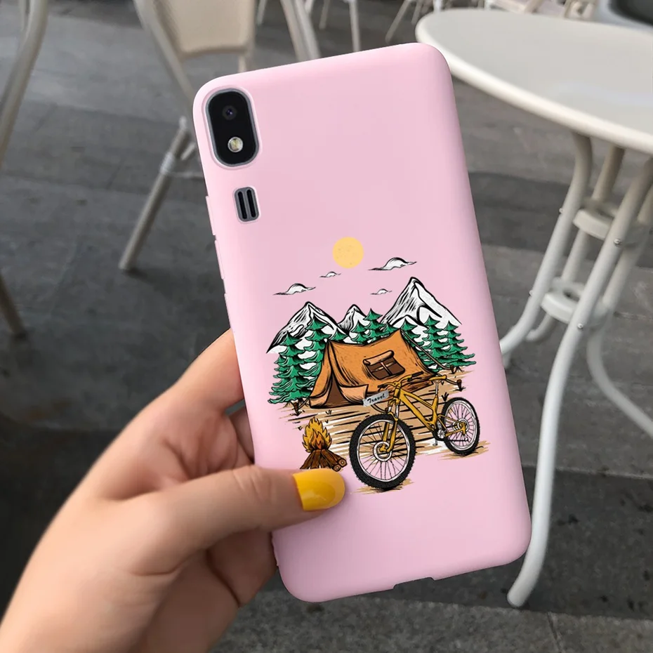 Cute Soft Silicone TPU Phone Case Back Cover - Compatible with Samsung Galaxy A2 Core
