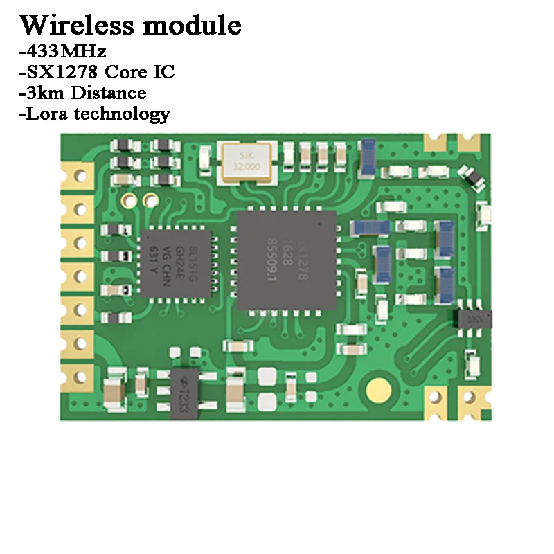 3km Lora беспроводной модуль последовательного порта данных 433 МГц SX1278 RF UART