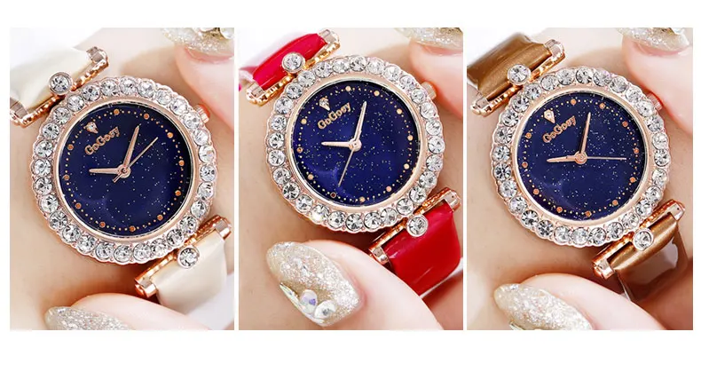 Простые женские кожаные кварцевые часы Повседневный винтажный кожанный ремешок Модный дизайн роскошные женские роскошные часы женские часы