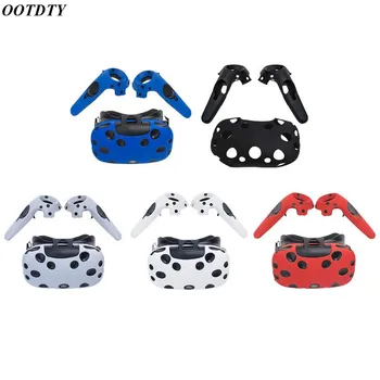 

1 Set Protective Cover Silicone Controller Handle Case Anti-Slip Shockproof Shell Game Accessories for HTC Vive Headset VR