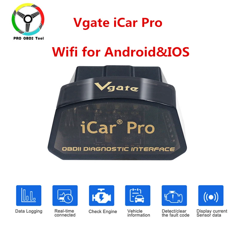Vgate ICar Pro Mini Scanner OBD2 Bluetooth - Adattatore Diagnostico Per Auto IOS/Android