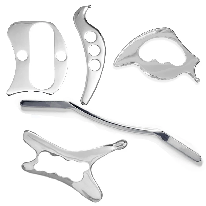 

Medical Muscles Massager Relaxation Gua Sha Stainless Steel Soft Tissue Physical Therapy Reduce Body Pain Scraping Tool