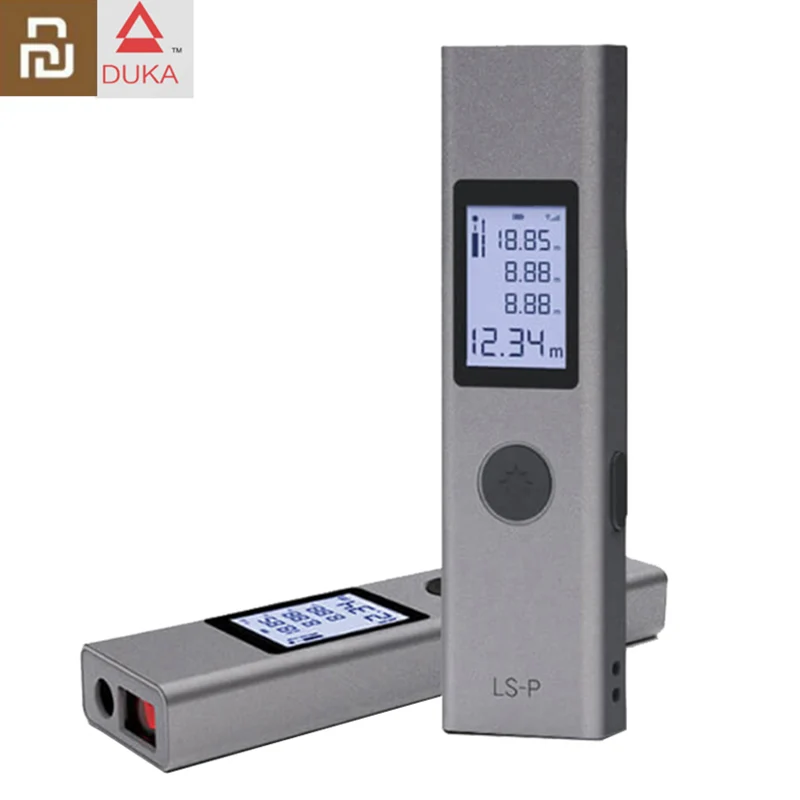 Лазерный дальномер Youpin Duka 40 м портативный с USB и зарядкой измерение высокой