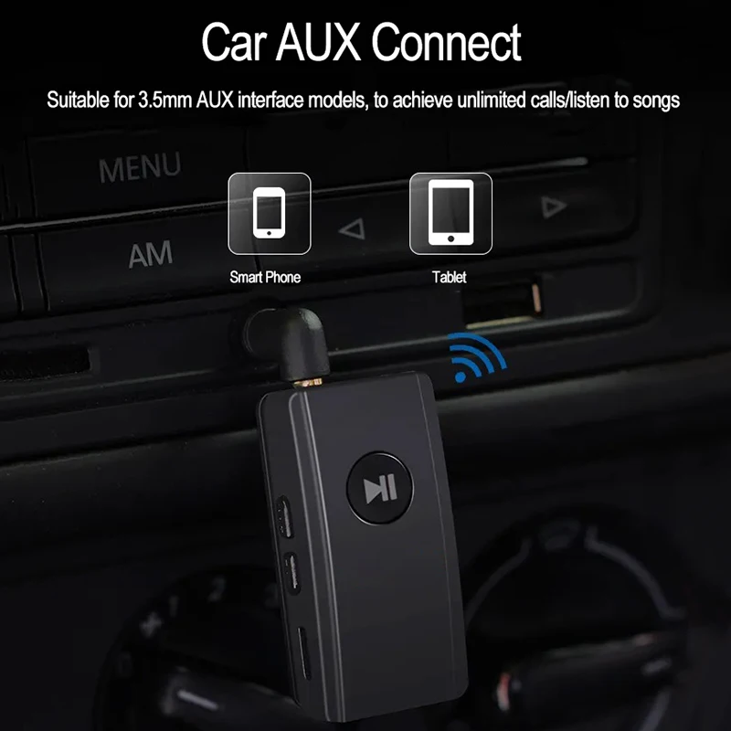 Bluetooth Receiver Transmitter Wireless 3 5mm AUX Jack Adapter Handsfree Car Kit for Car Speaker Headphone Music Player