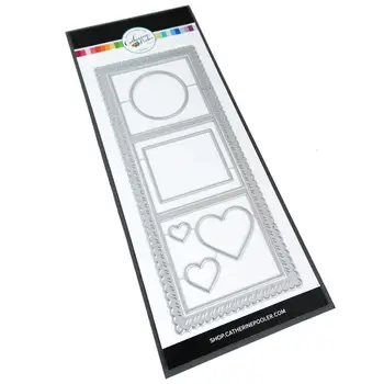 

NEW Metal Cutting Dies Essentials Slimline for Scrapbooking Steel Craft Die Cut Embossing Paper Card Album Stencil