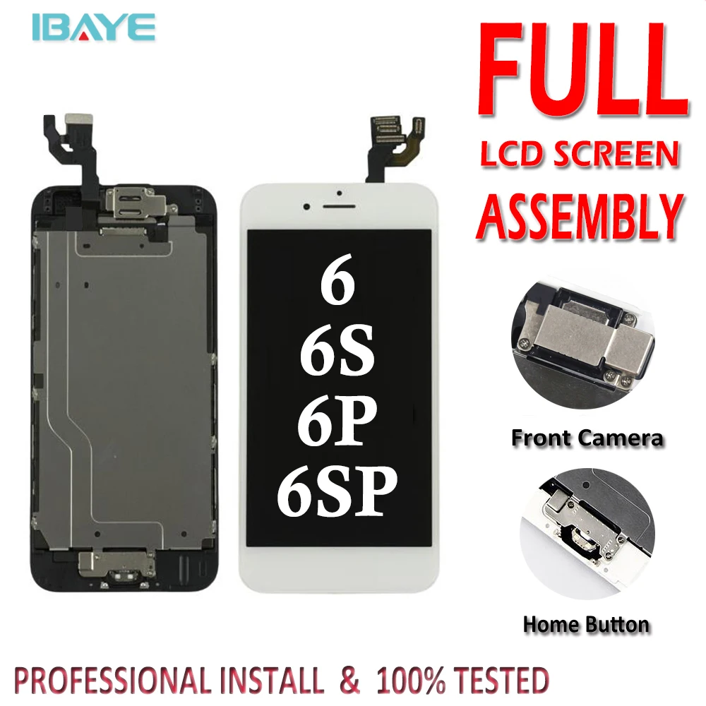 

LCD For iphone 6 6Plus 6S Plus LCD Assembly Complete With 3D Touch Screen Replacement display for iphone 6S LCD Camera