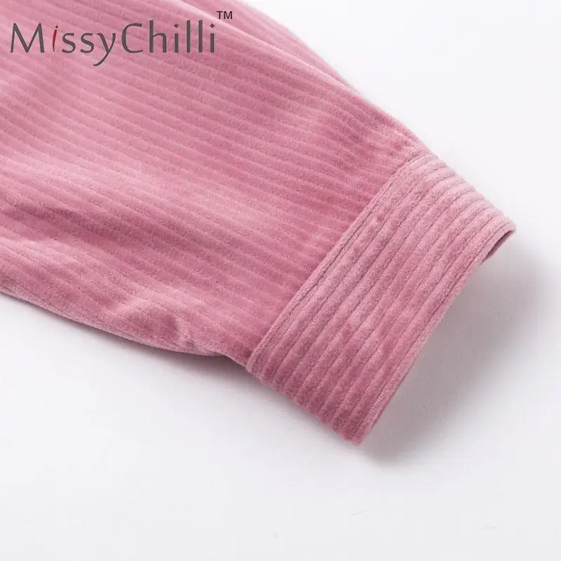 MissyChilli розовая Вельветовая рукав летучая мышь Повседневный пальто женский пояс Уличная Сексуальная короткая куртка зима осень элегантное теплое пальто