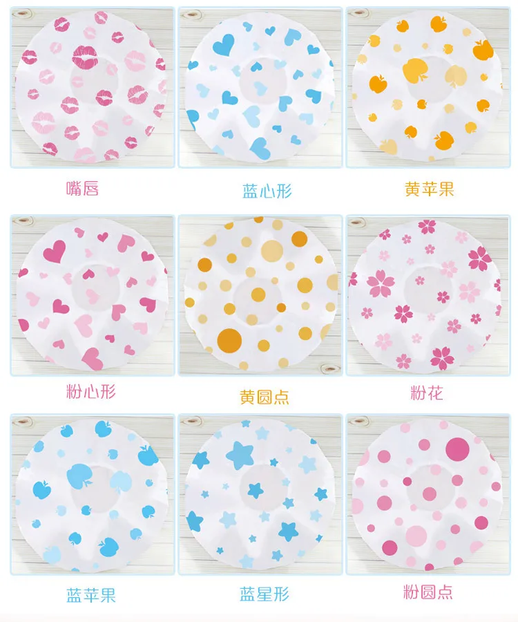 Cute Waterproof Shower Cap Thick Adult Women's Shower Cap Waterproof Bath Hat Mu Shower Cap