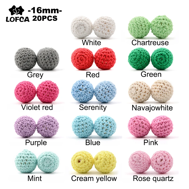 baby teething items elden ring LOFCA 20pcs Wooden Crochet Beads 16mm Food Grade Rodent DIY Baby Pendant Necklace Baby Teether children's products baby teething items crossword puzzle clue