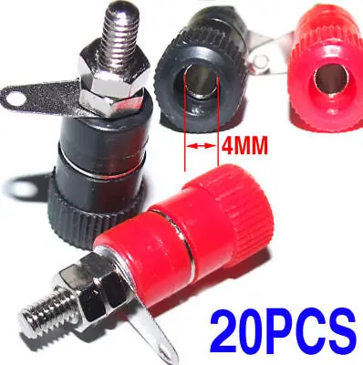

DHL/EMS 400PCS Speaker Terminal Binding Post for 4mm Banana plug-A8