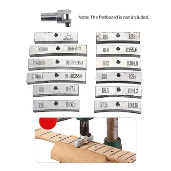 

13pcs Electric Guitar Fretboard Press Caul with U-shape Fretboard Support Stand for Guitar Luthier Repairing Tool