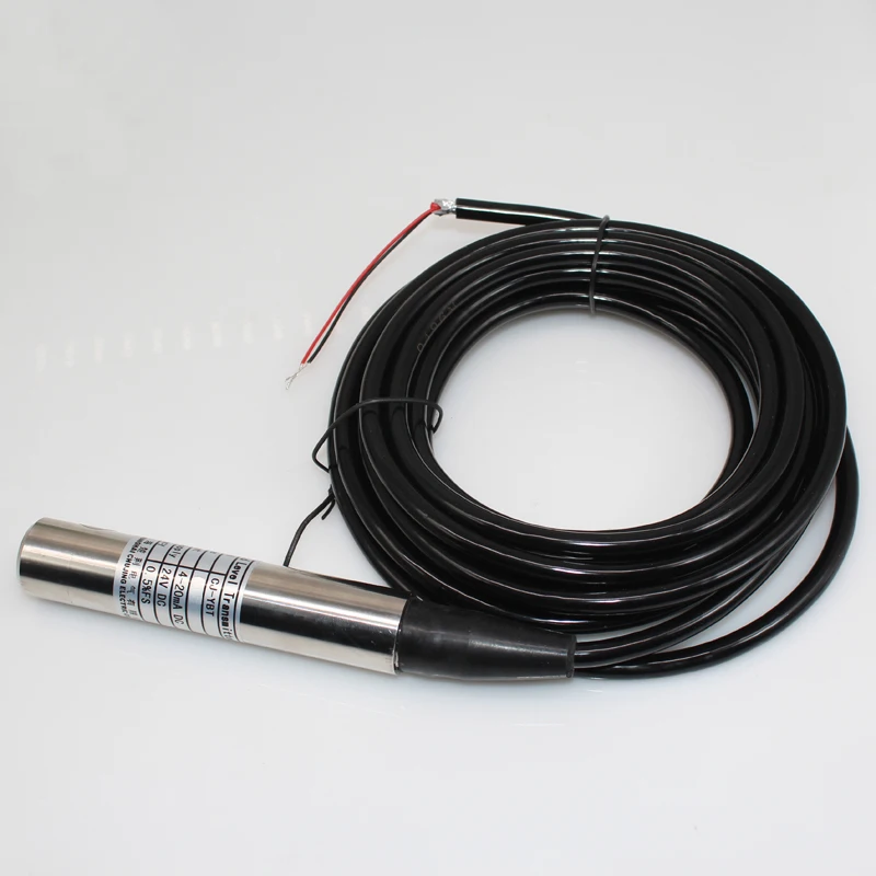 liquid level sensor 24VDC 1m 2m 3m 4m 5m 6m 7m 8m 9m 10m 15m 4-20mA DC water level transmitter water sensor