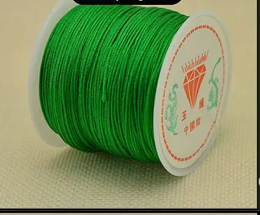 1Roll 0.8 1 1.5 mm Nylon Cord Thread Chinese Knot Macrame Cord Bracelet Braided String DIY Tassels Beading String Thread Jewelry 