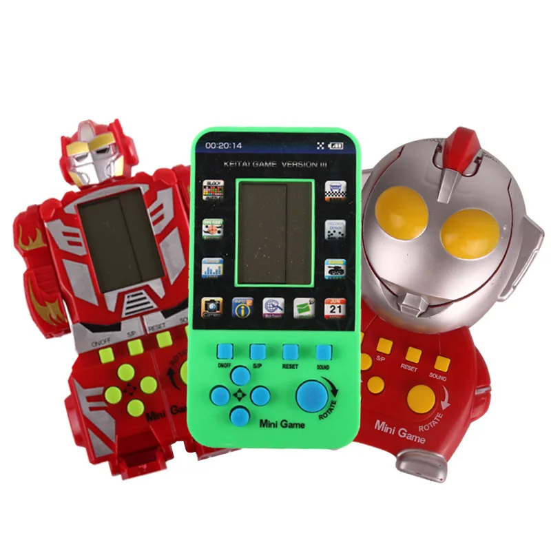 Hot Selling Classic Nostalgic Game Machine for Children Toy Russia Square Cartoon Game Console Handheld Game Console
