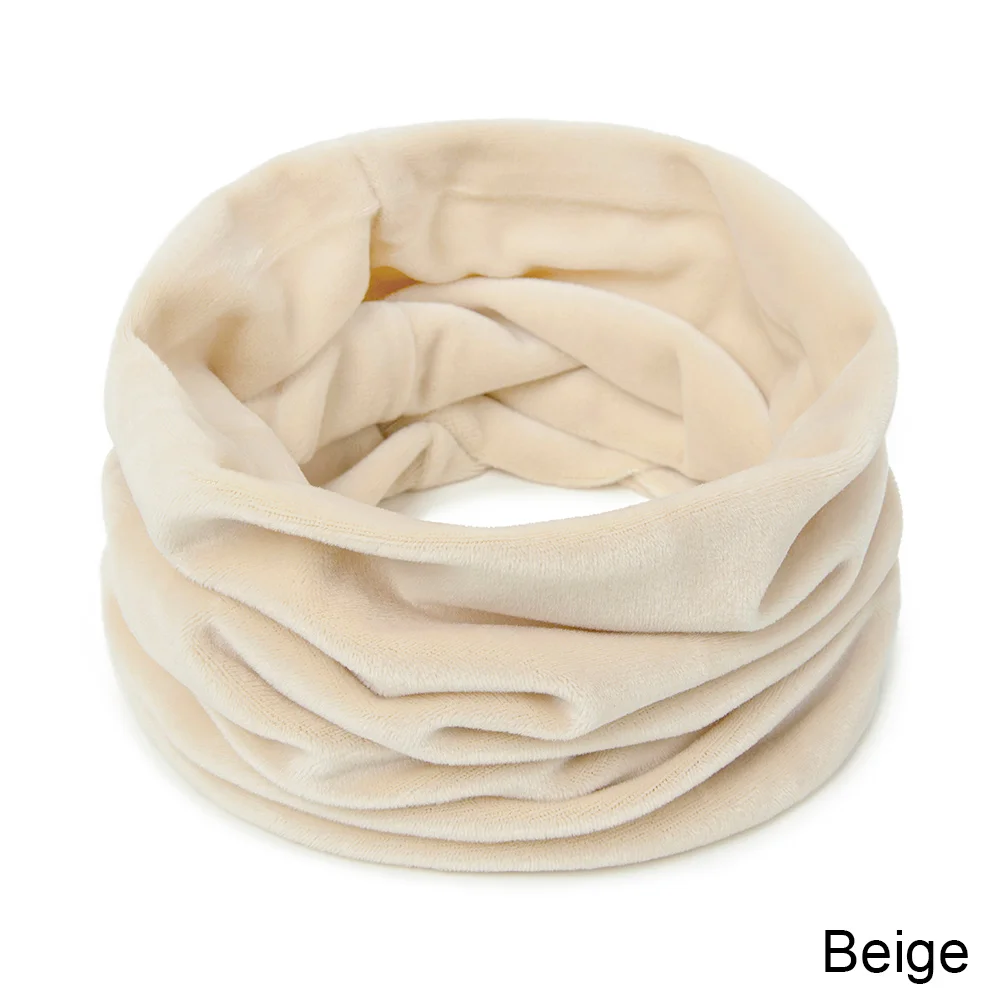 Зимний шарф шарфы для женщин и мужчин мягкий кольцевой шарф на шею Женская одежда Аксессуары - Цвет: B