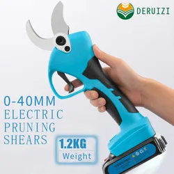 Cisaille sans fil 21V, Lithium ion, cisaille efficace, cisaille, Branches d'arbres électriques, outils de jardin, taille électrique, diamètre 40mm 