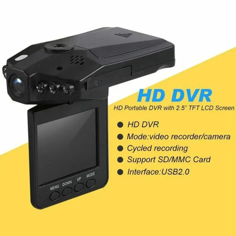 Dash Cam DVR Car Camera Recorder Wide 270 Degrees Rotatable Dash Camera Video Recorder Car DVR Camera