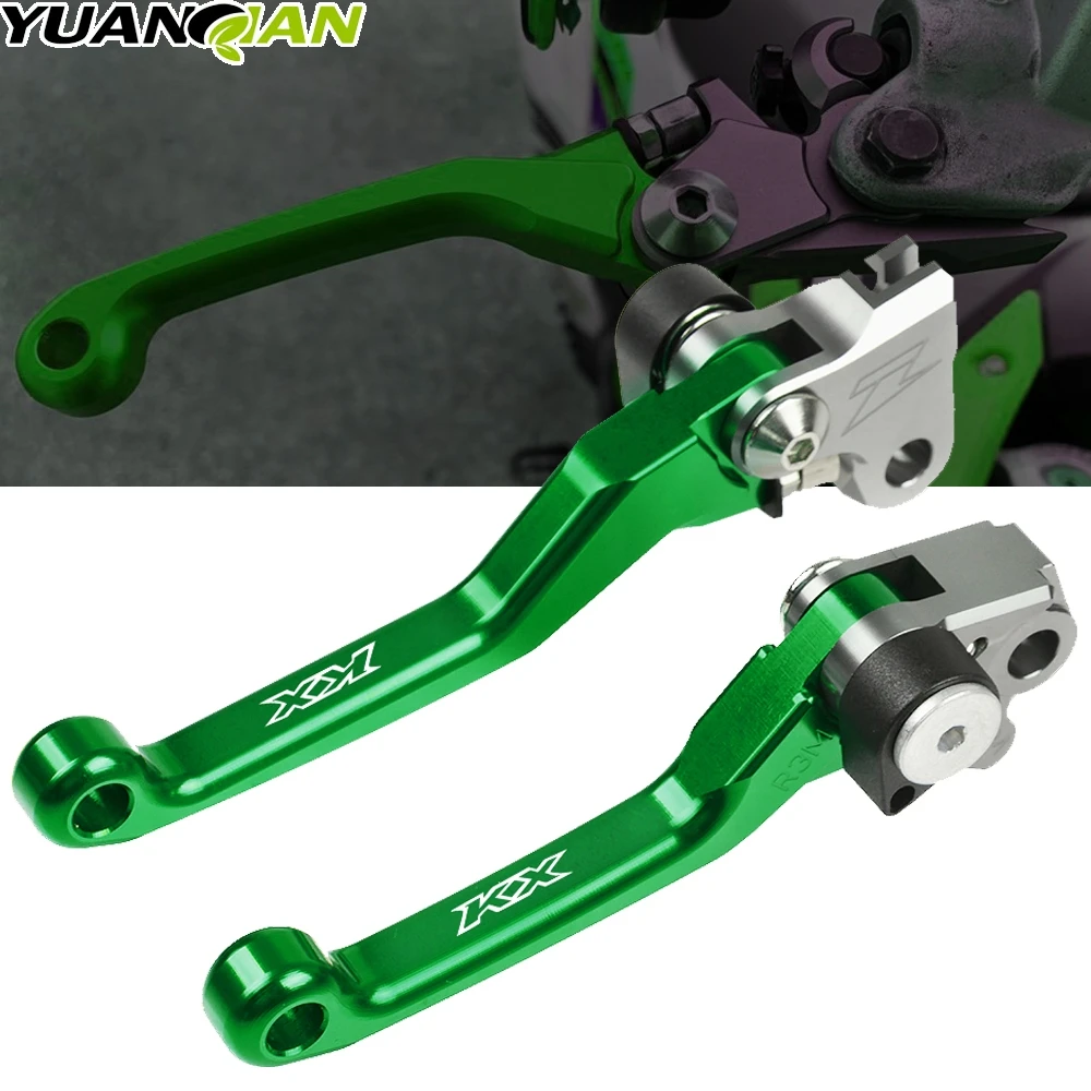 Мотоциклетный тормоз сцепления Сводные Рычаги Для Kawasaki KX65 KX85 KX125 KX250 KX250F KX450F Байк велосипед, способный преодолевать Броды для KX 65 85 125 250 250F 450F F