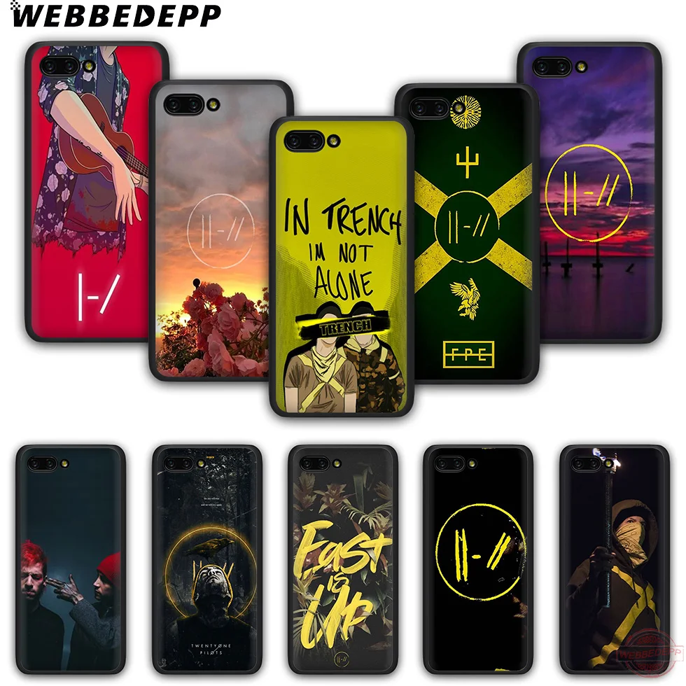 WEBBEDEPP One Pilots 21 пилота чехол для телефона из ТПУ с принтом Honor 6A 7A 2 ГБ/3 ГБ Pro 7C 7X 8X 8C 9 10