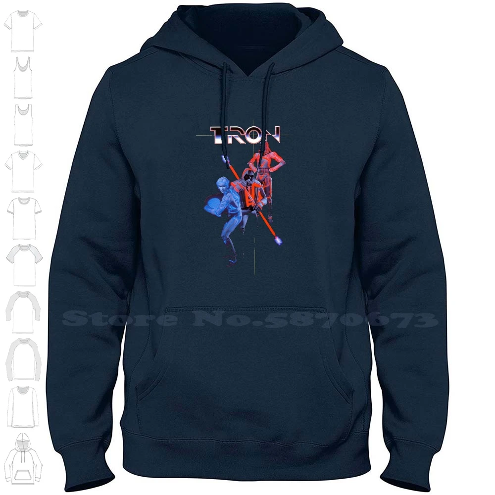 Tron Old School Sudadera Retro con capucha para hombre y mujer, ropa deportiva de calle, de Tron, Kevin, Penny, Lives, Tron Ares, Tron Fight For The Users, fresca|Sudaderas con capucha y