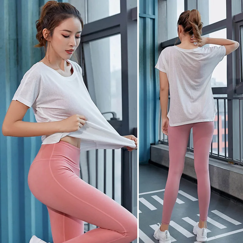 

Yoga Sports WOMEN'S Suit Two-Piece Set New Style Sexy Slimming Quick Service Fashion Gym Running Fitness Suit