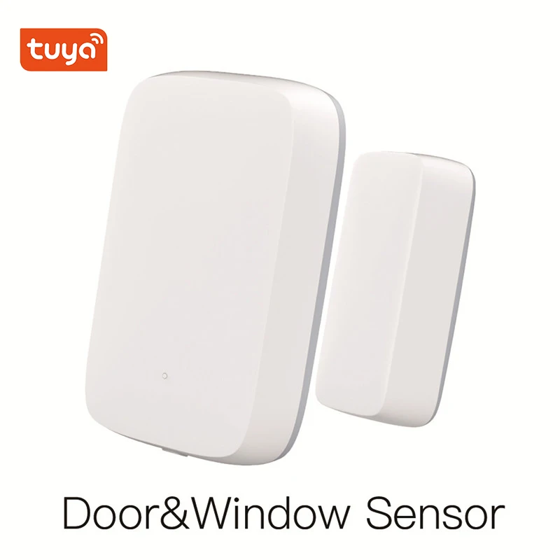 Умный датчик двери Tuya ZigBee сигнализация безопасности с Умной связью беспроводной