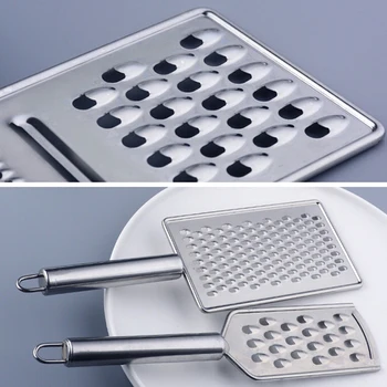 

1Pcs 5 Sizes Cheese Grater Multi-purpose Stainless Steel Sharp Stainless Steel Vegetable And Fruit Cheese Planer Kitchen Tool