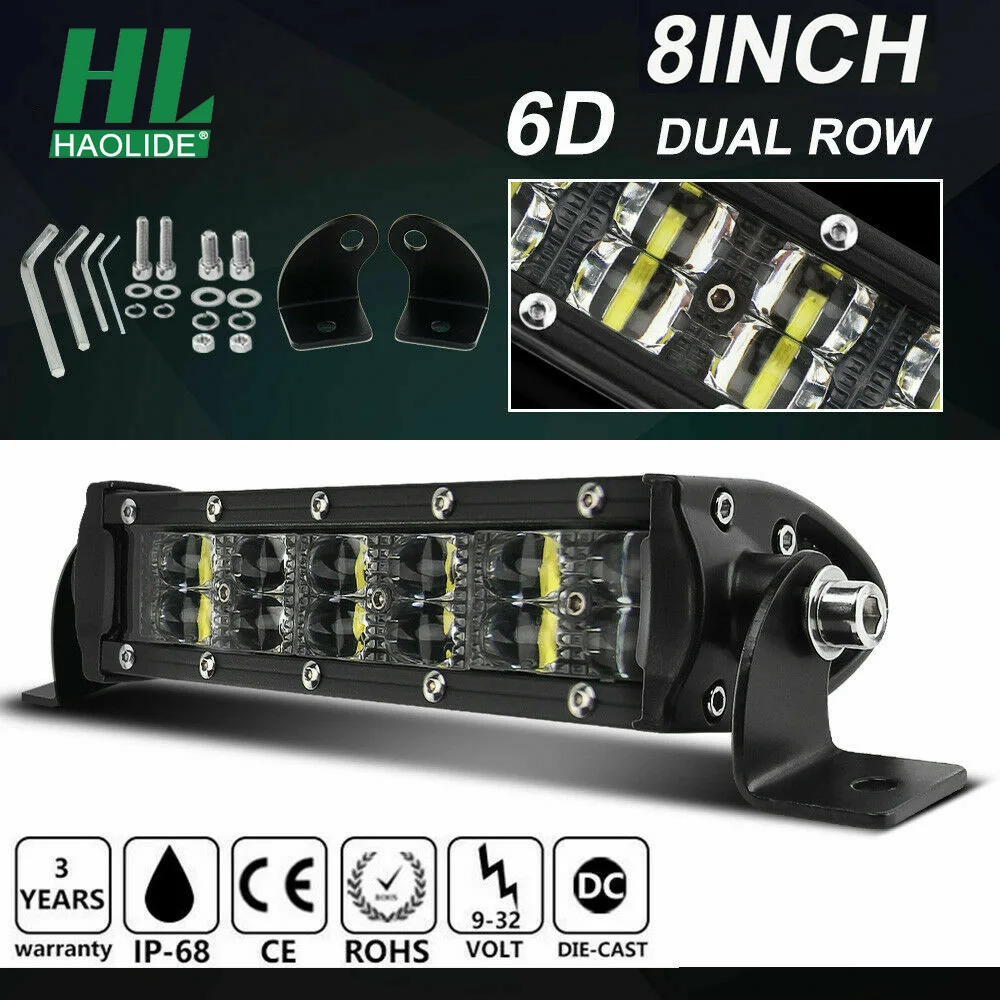 32inch Multi Spot-projector Laser Module Dual Row LED Light Bar