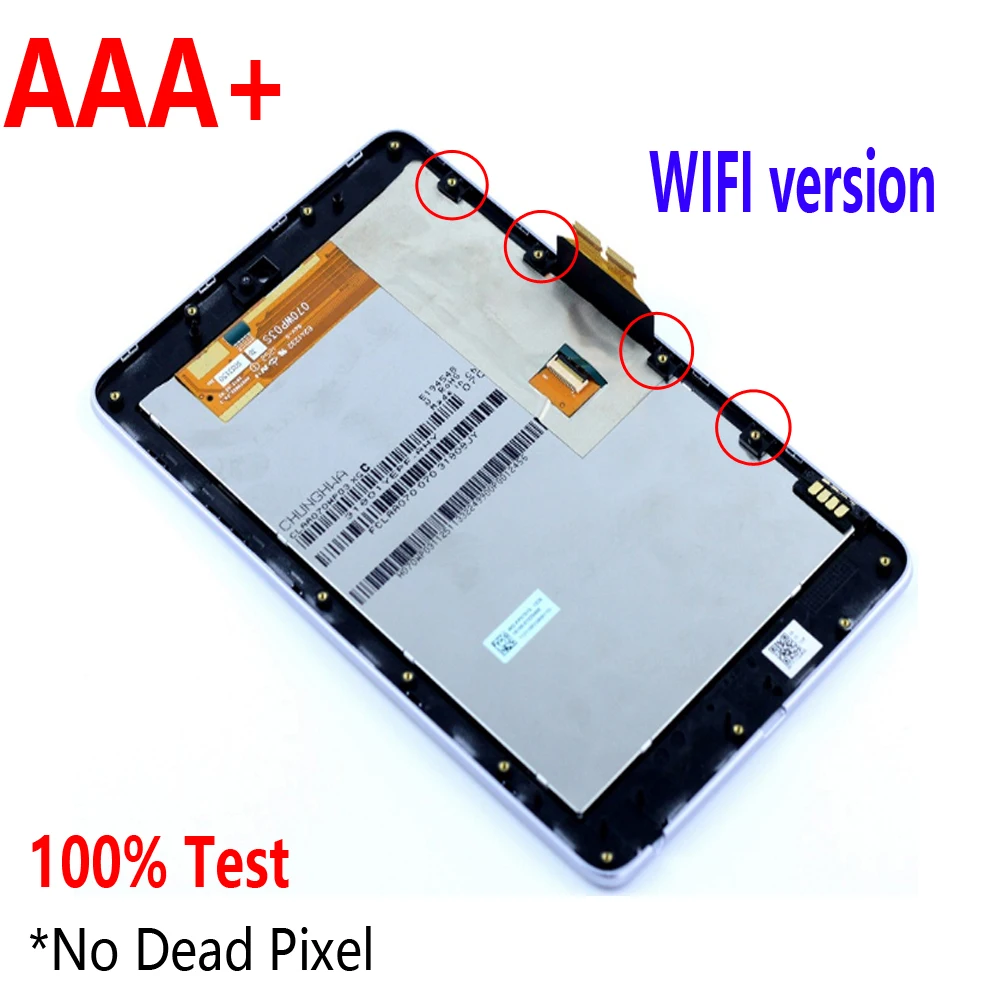 Weida 7," для Asus Google Nexus 7 1st Gen 2012 ME370 lcd кодирующий преобразователь сенсорного экрана в сборе рамка Nexus7 ME370T ME370TG lcd