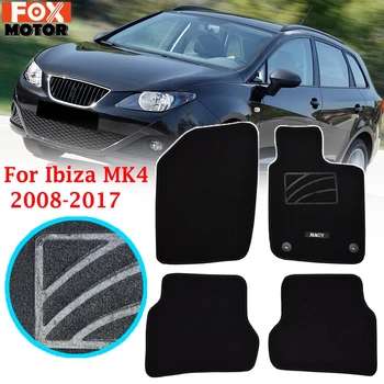 

For Seat Ibiza MK4 6J 6P 2008 - 2017 Car Floor Mats Carpets Front Rear Protector 2009 2010 2011 2012 2013 2014 2015 2016