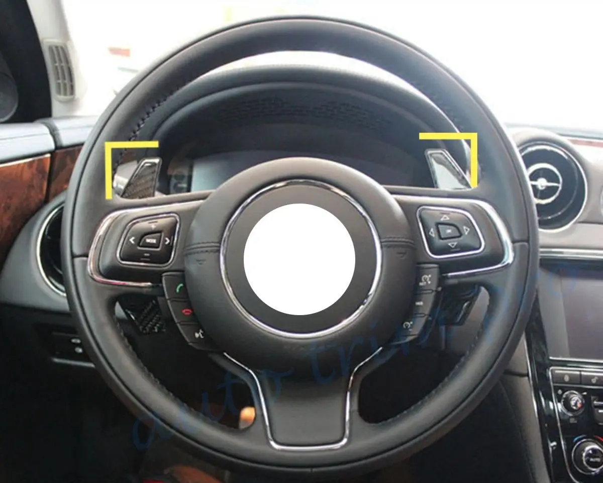 Удлинитель для рулевого колеса из углеродного волокна Jaguar XEL XE XFL XF XJ F Type Pace Land Rover