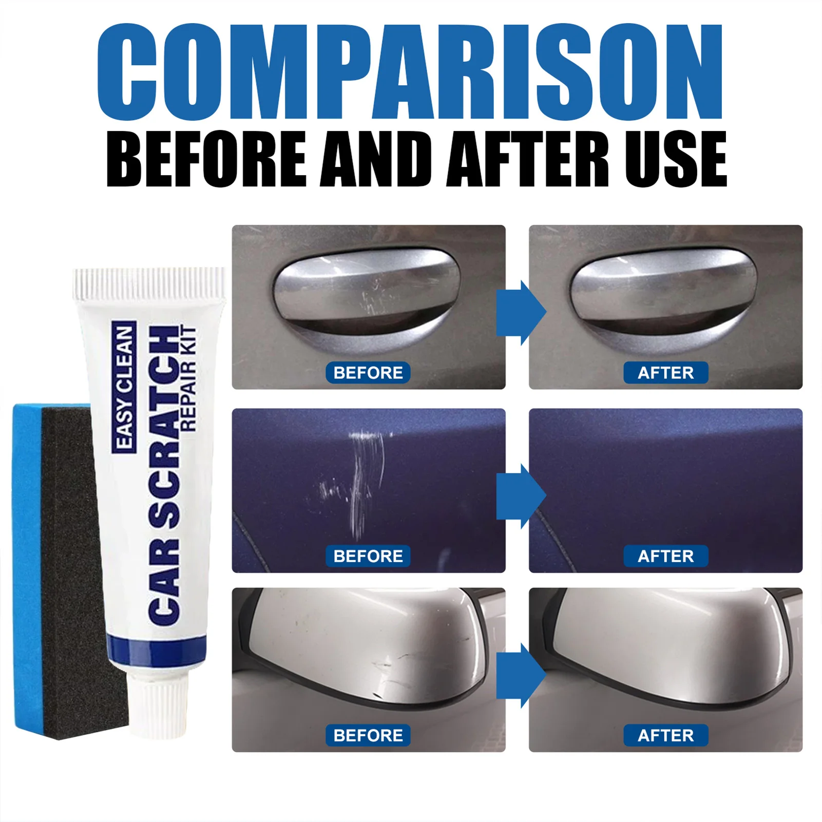20g Car Scratch Remover Auto Paint Care Polishing Wax Cream Paint Care Restoration Agent Car Cleaning Scratches Repair Tool