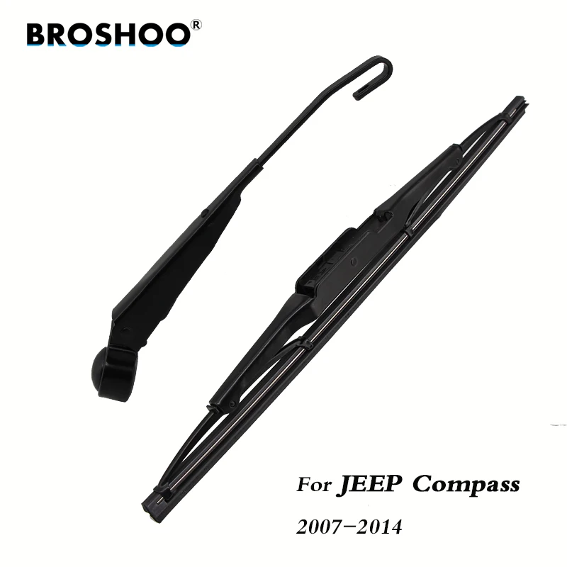 BROSHOO Car Rear Wiper Blades Back Windscreen Wiper Arm For JEEP