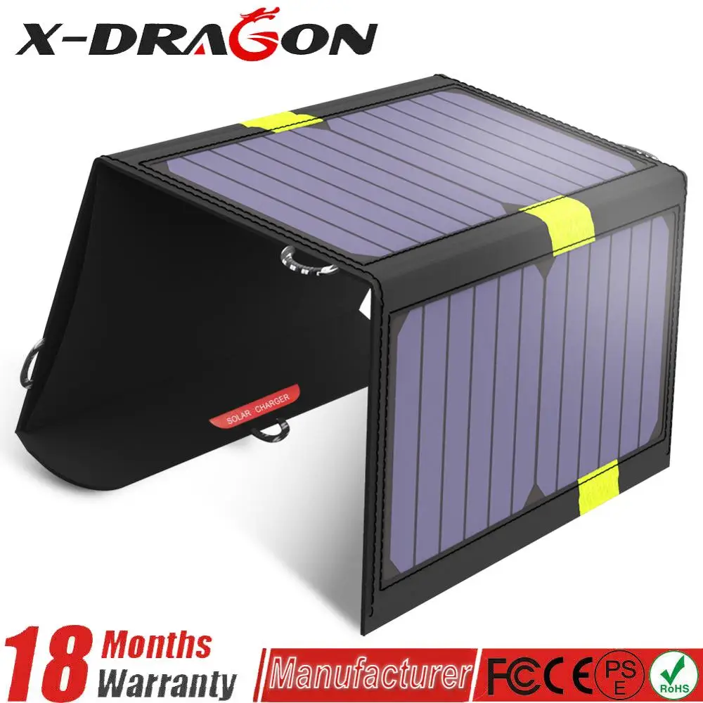 X DRAGON 5V 20W Высокоэффективная складная солнечная панель зарядное устройство для