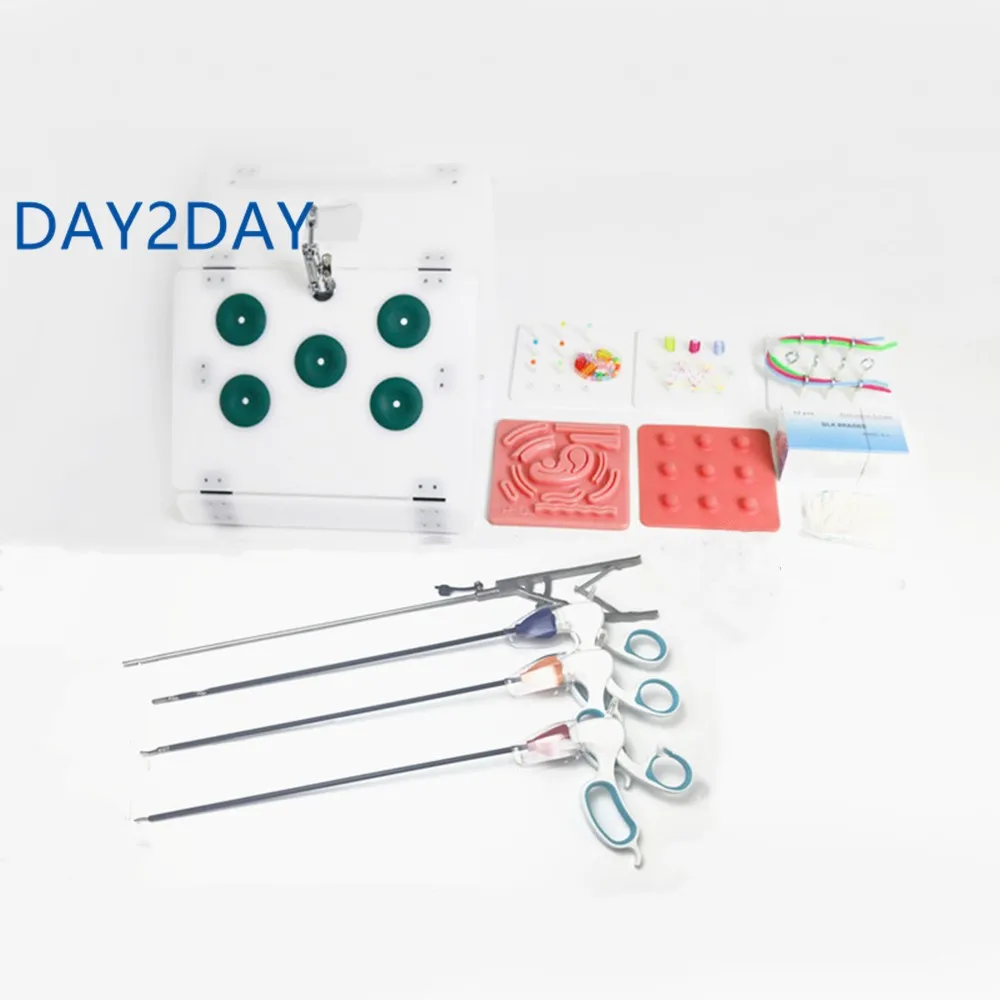 US $300.20 Laparoscopic Surgery Training Box set Student Doctors nurse Simulated Surgical Equipment Teaching Practice Tools