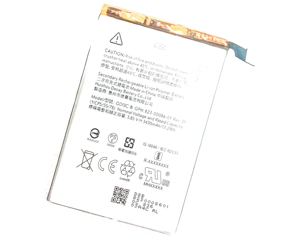Батарея Westrock 3430mAh G013C-B для сотового телефона Google Pixel 3 XL 2018 | Мобильные телефоны и
